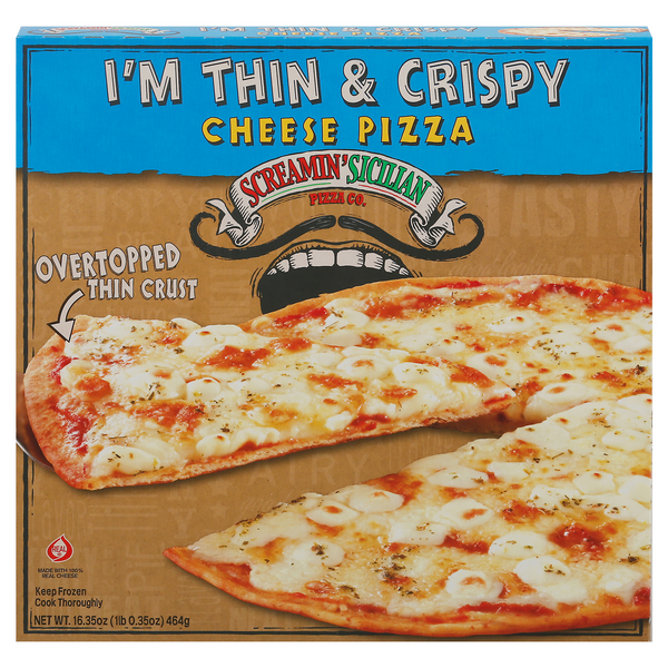 Save On Screamin Sicilian Pizza Co Pizza I m Thin Crispy Cheese 