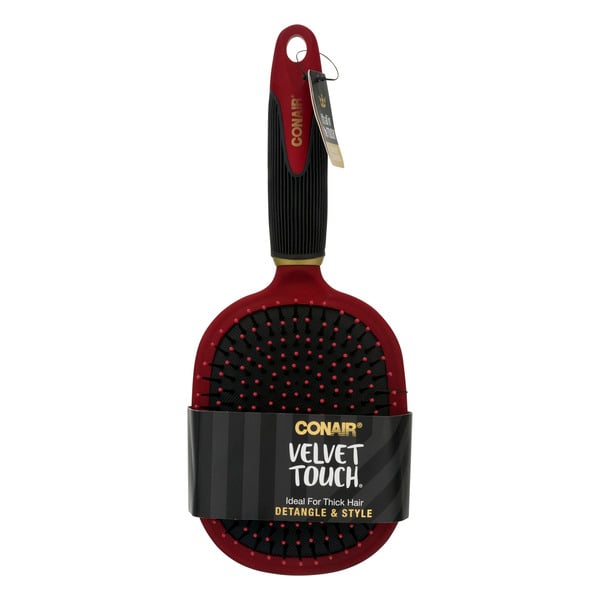 Save on Conair Velvet Touch Hair Brush Order Online Delivery Stop & Shop