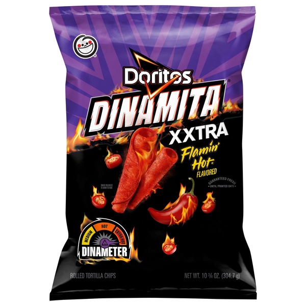 Save on Doritos Dinamita XXTRA Flamin' Hot Flavored Tortilla Chips