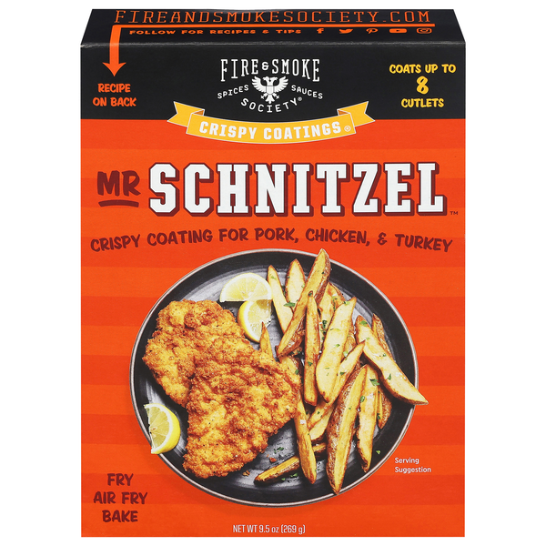 Fire & Smoke Society Mr. Schnitzel Seasoned Coating for Pork & Chicken
