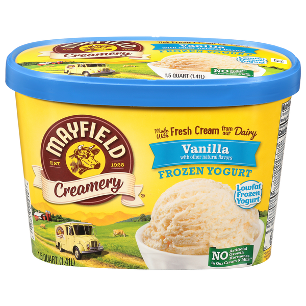 Mayfield Creamery Low Fat Vanilla Frozen Yogurt