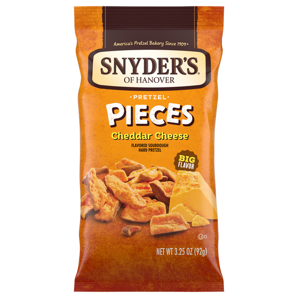Snyder's of Hanover Cheddar Cheese Flavored Pretzel Pieces