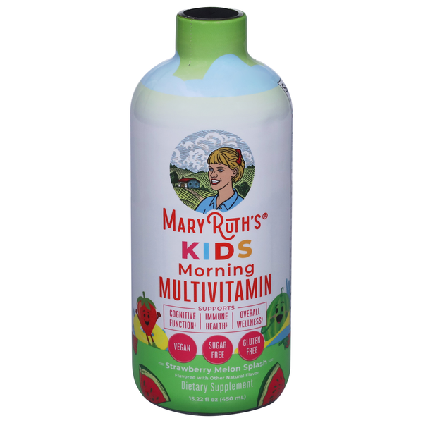 MaryRuth's Kids Strawberry Melon Splash Liquid Morning Multivitamin