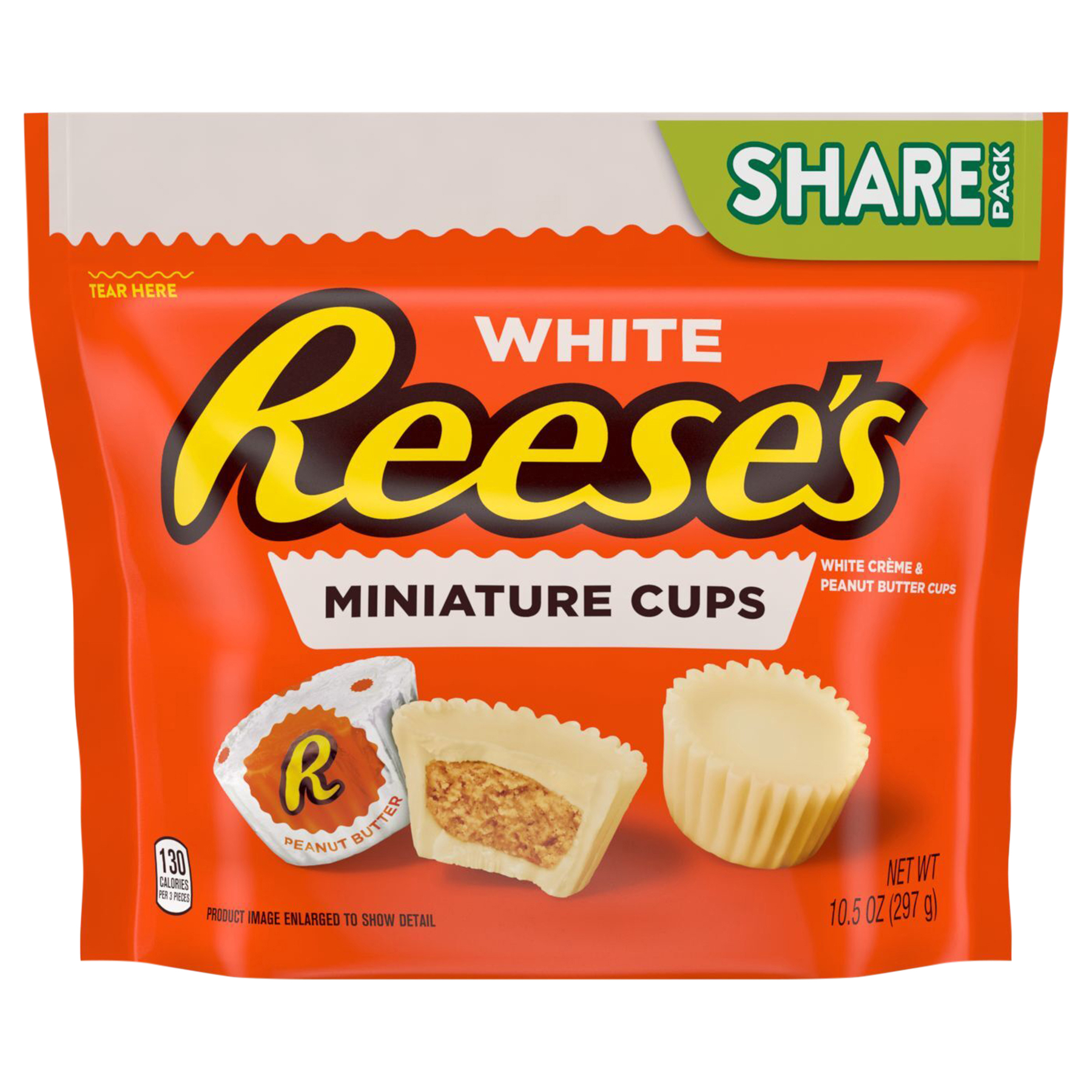 Reese's Reese's White Creme Peanut Butter Cups Candy Miniatures Share Pack