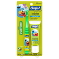 Orajel Kids Fluoride Free Banana Apple Training Toothpaste + Brush