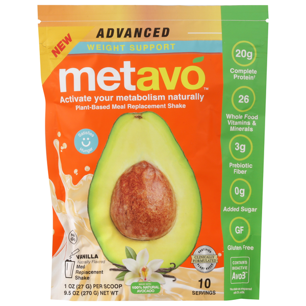 Metavo Weight Support Vanilla Meal Replacement Shake Mix