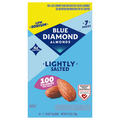 Blue Diamond 100 Calories Pack Almonds Lightly Salted Low Sodium - 7 ct