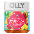 OLLY The Essential Sweet Citrus Prenatal Folic Acid + DHA Gummies