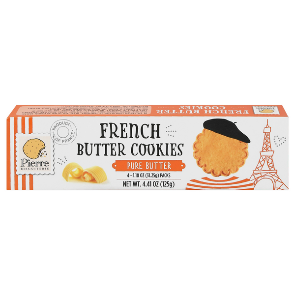 Save on Pierre Biscuiterie French Butter Cookies 4 ct Order Online