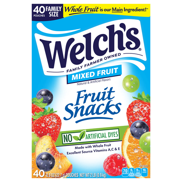 Welch's Fruit Snacks Mixed Fruit - 40 ct