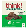think! Gluten Free Chocolate Mint 20g High Protein Bars - 5 ct