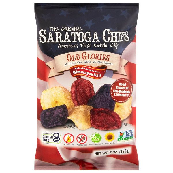 Saratoga Chips Gluten Free Old Glories Kettle Chips