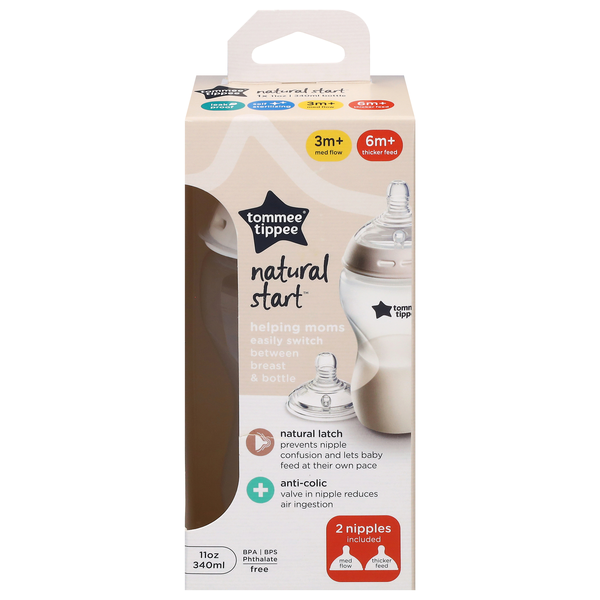 Tommee Tippee Closer To Nature Baby Bottle for Cereal 6m+