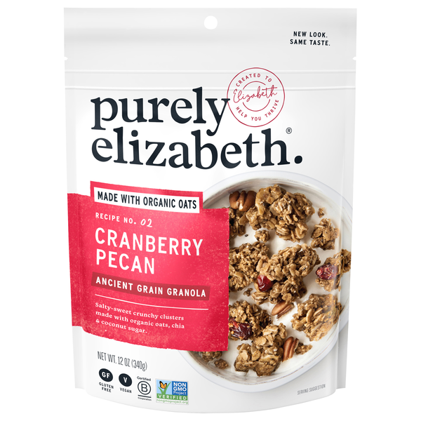 Purely Elizabeth Organic Gluten Free Vegan Cranberry Pecan Granola