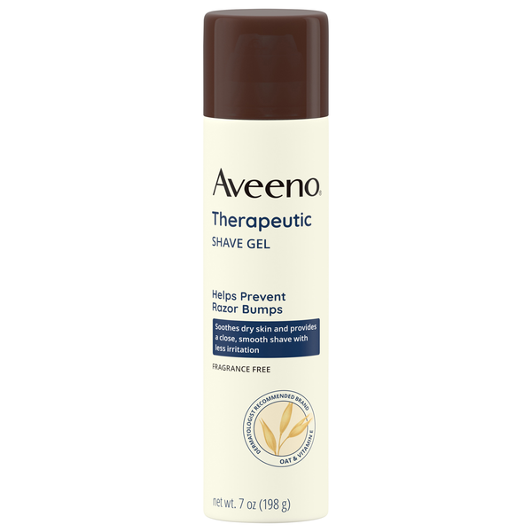 Aveeno Therapeutic Shave Gel with Oat & Vitamin E Fragrance Free