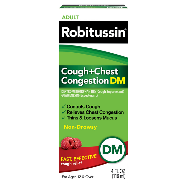 Robitussin Cough + Congestion DM Non-Drowsy Liquid