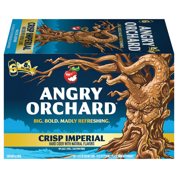 Angry Orchard Crisp Imperial Hard Cider - 6 pk