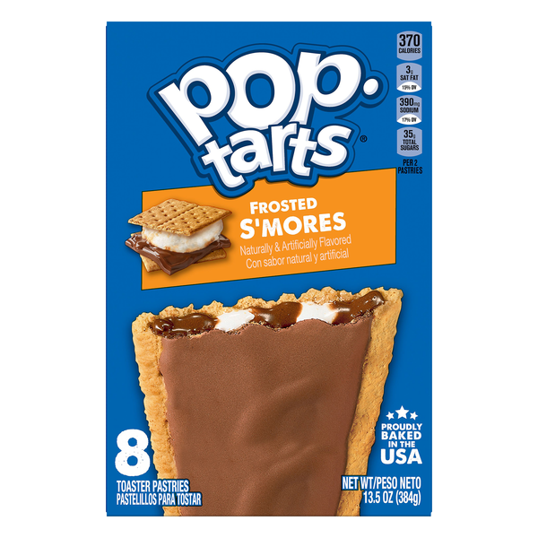 Pop-Tarts Frosted S'mores Toaster Pastries - 8 ct