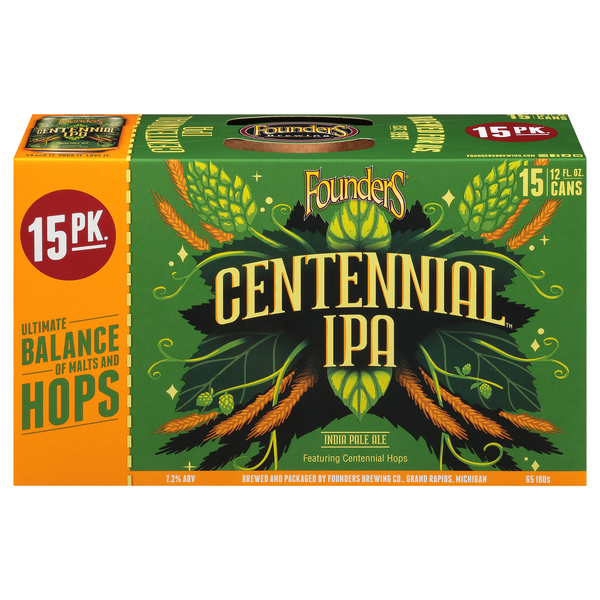 Founders Centennial IPA Beer - 15 pk