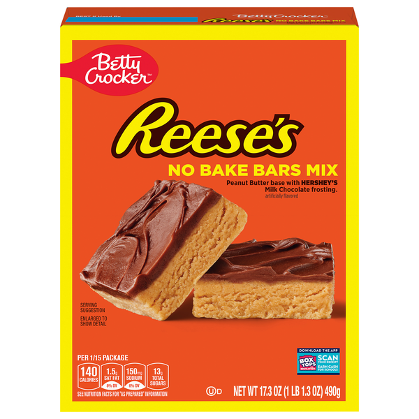 Betty Crocker REESE'S Peanut Butter No Bake Bars Mix