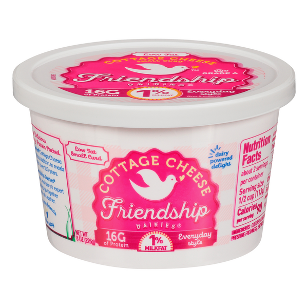 Save On Friendship Dairies Cottage Cheese Plain Small Curd Low Fat 1 
