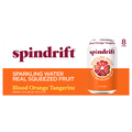 Spindrift Unsweetened Blood Orange Tangerine Sparkling Water - 8 pk